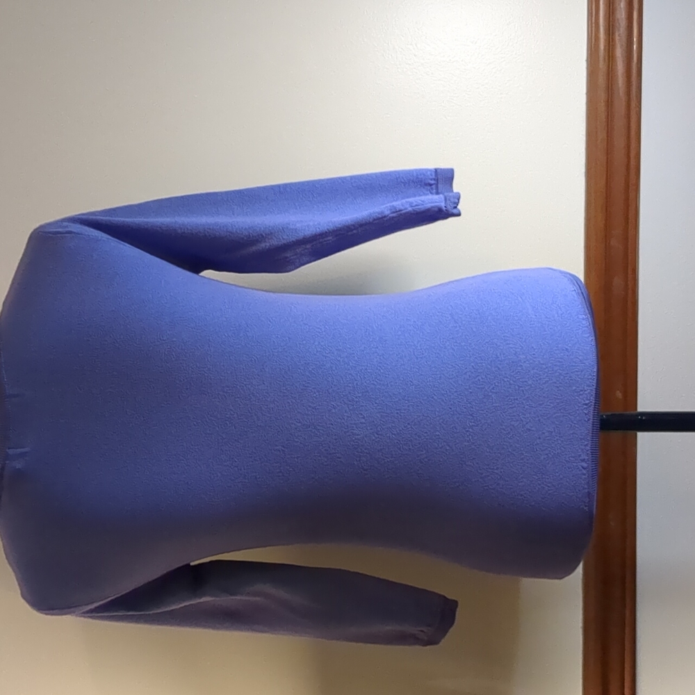 Paradox violet colored light fitted sweater dress top, Women's Small - Picture 4 of 7